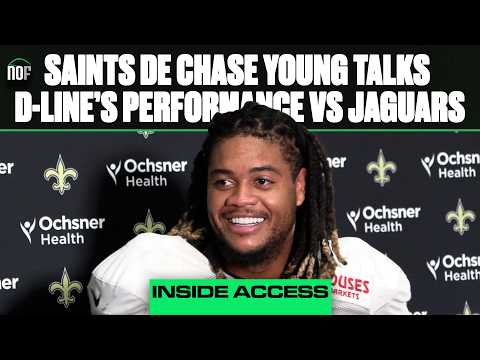Chase Young Press Conference | Saints Jaguars Joint Practice