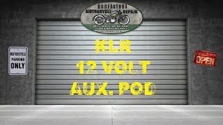 KLR 650 - 12V AUX. POD