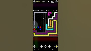 How To Solve Flow Free Bridges 12x12 Mania Pack Level 45 Board Walk Through Solution Walkthrough