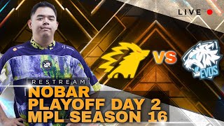 MPL ID PLAYOFF !! ONIC VS EVOS !!!  #mlbbidcreator