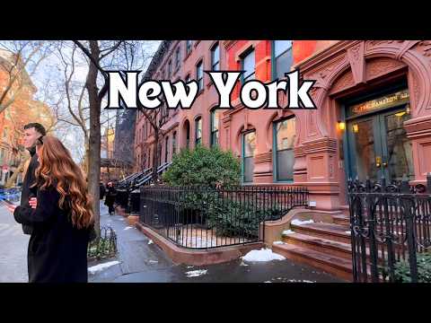 New York, الولايات المتحدة | جولة حيوية في المدينة 4K | 27 يناير 2025