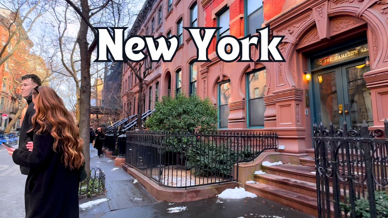 New York, Amerika Serikat | Jelajah Kota Ramai 4K | 27 Jan 2025