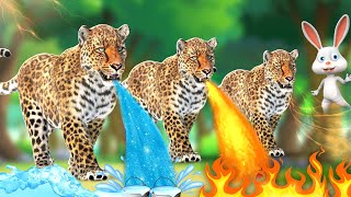 புத்திசாலி முயல் மற்றும் மூன்று சிறுத்தைகள் - Clever Rabbit &amp; 3 Panthers Tamil Moral Stories JOJO TV