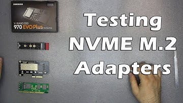 Testing M.2 NVME SSD to PCIe Adapters X1, X4, X16 With Samsung 970 Evo Plus