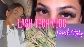 Day In The Life Of A Lash Tech| How much money I made| Tips on gaining clients and keep them coming