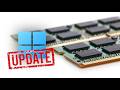 UPDATE: Microsoft Deletes the 32GB RAM "No-Worries" Recommendation! | Most Run 32GB RAM