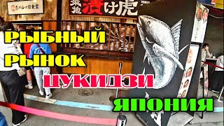 Рыбный рынок Цукидзи Tsukiji Fish Market JAPAN