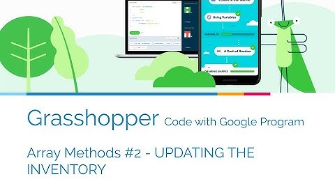 【Code with Google】Grasshopper - Array Methods #2 - UPDATING THE INVENTORY