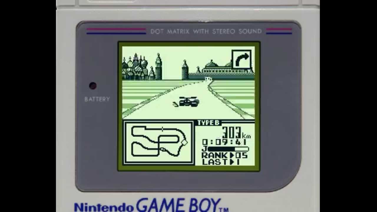 "F1 Race" (GameBoy) Complete Soundtrack YouTube