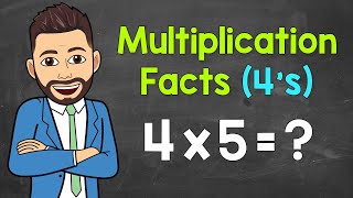 Multiplying by 4 | 4’s Multiplication Facts Practice | Math with Mr. J