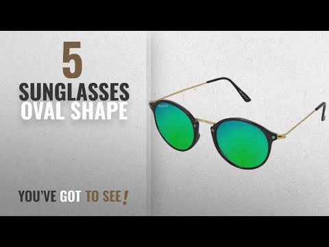 top-10-sunglasses-oval-shape-[2018]:-elegante-golden-frame-bluish-green-mirrored-unisex-oval