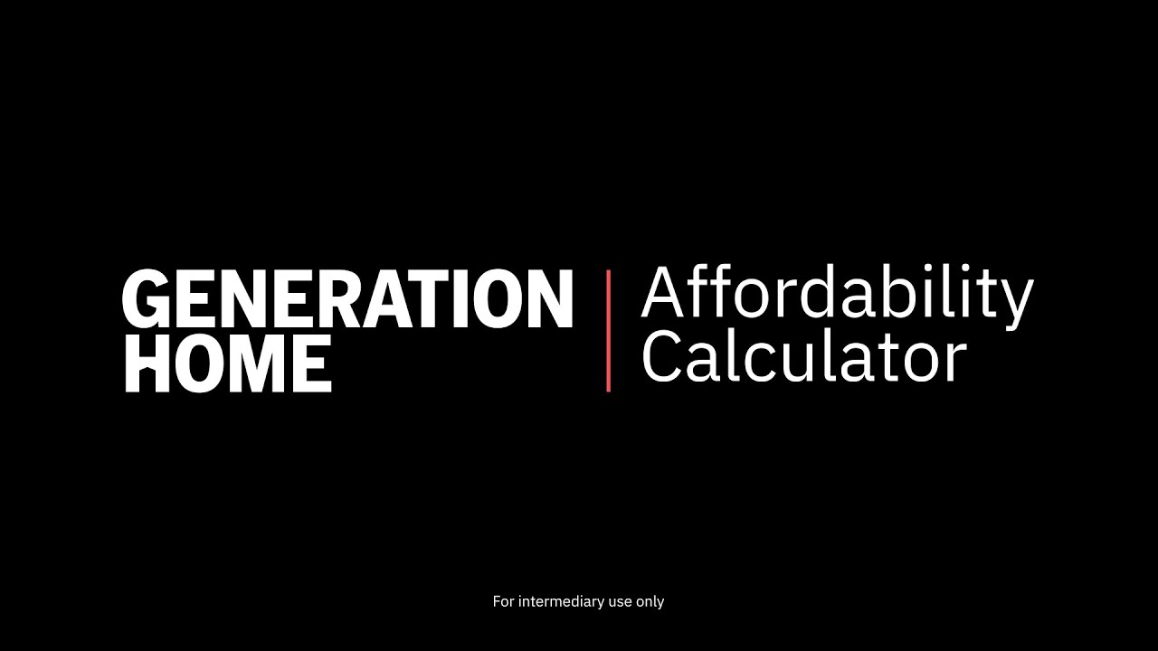 Affordability Calculator for Intermediaries YouTube