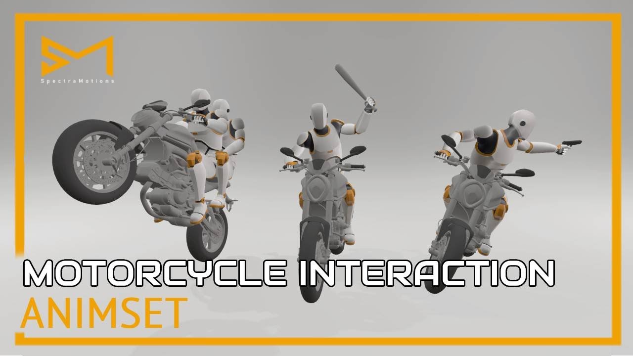 Motorcycle Interaction Animset (Unity)