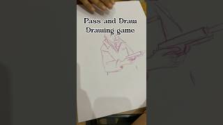 Pass and draw Drawing game #drawing #drawinggames
