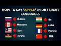 How To Say "Apple" In Different Languages!