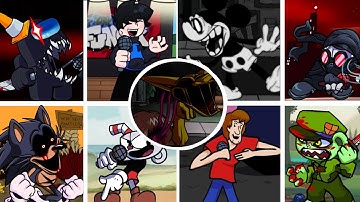 FNF - Left Unchecked but Every Turn a Different Cover Is Used🎶(Left Unchecked but Everyone Sings)