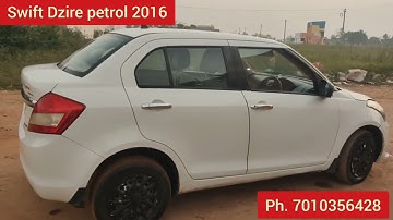 Maruti Swift Dzire petrol 2016 single owner doctor  used vehicle 340000