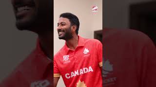 Canada bringing the fun at the #T20WorldCup media day 🤩#Cricketshorts #YTshorts #Cricket