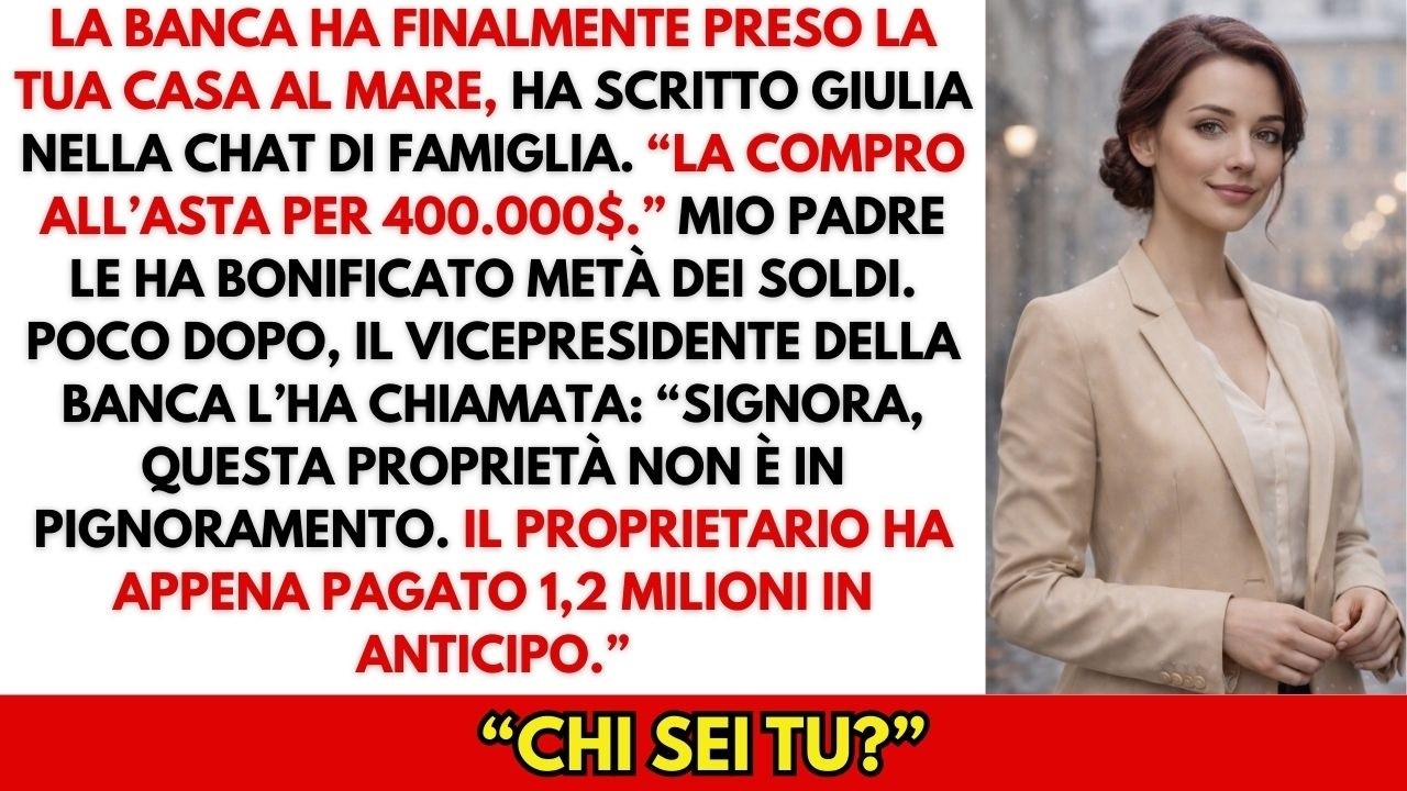 Mia Sorella Ha Rivendicato La Mia Casa “Pignorata” — Poi La Banca Ha Parlato Dei Miei 1,2 Milioni.