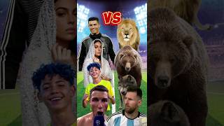 Ronaldo, Georgina, Ronaldo Jr Vs Lion, Bear, Wolf 🏆🔥