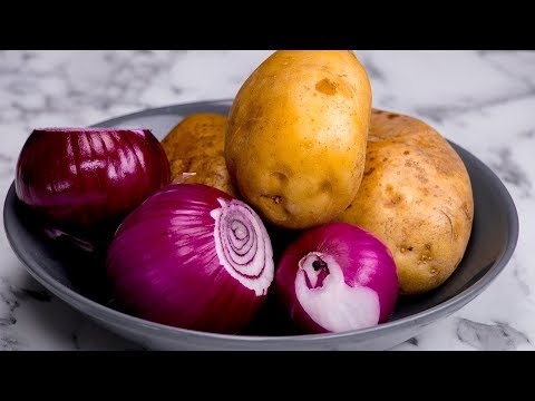 Bratkartoffeln aus rohen Kartoffeln in nur 3 MINUTEN (kein Scherz!). 