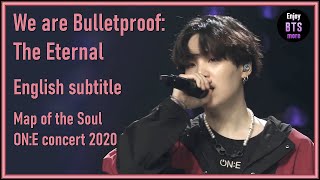 BTS - 'We are Bulletproof: The Eternal' from MOTS ON:E concert 2020 (Day 1+ 2) [ENG SUB] [Full HD] Resimi