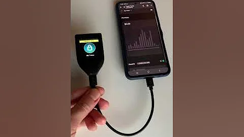 Trezor Suite in Chrome on Android