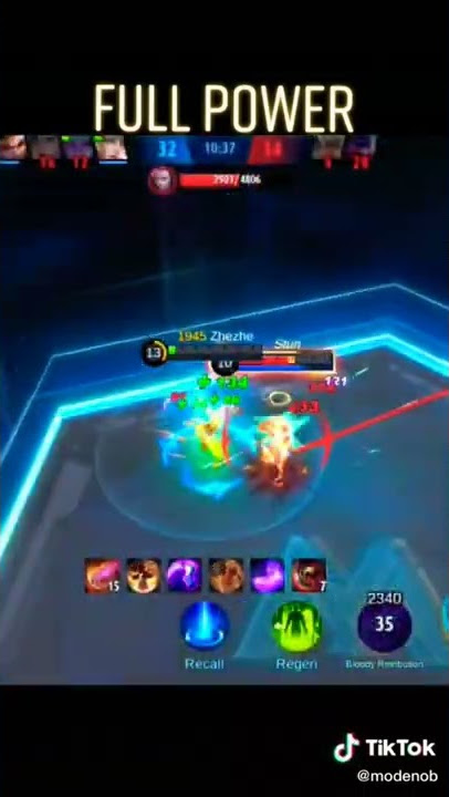 FULL POWER JESS NO LIMIT EMOTE 😎| #shorts #mlbb #jessnolimit