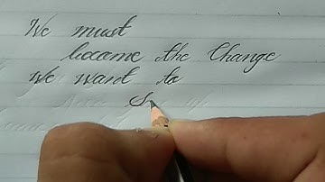 How to write in good handwriting | cursive writing | modern calligraphy | creative vaibhav