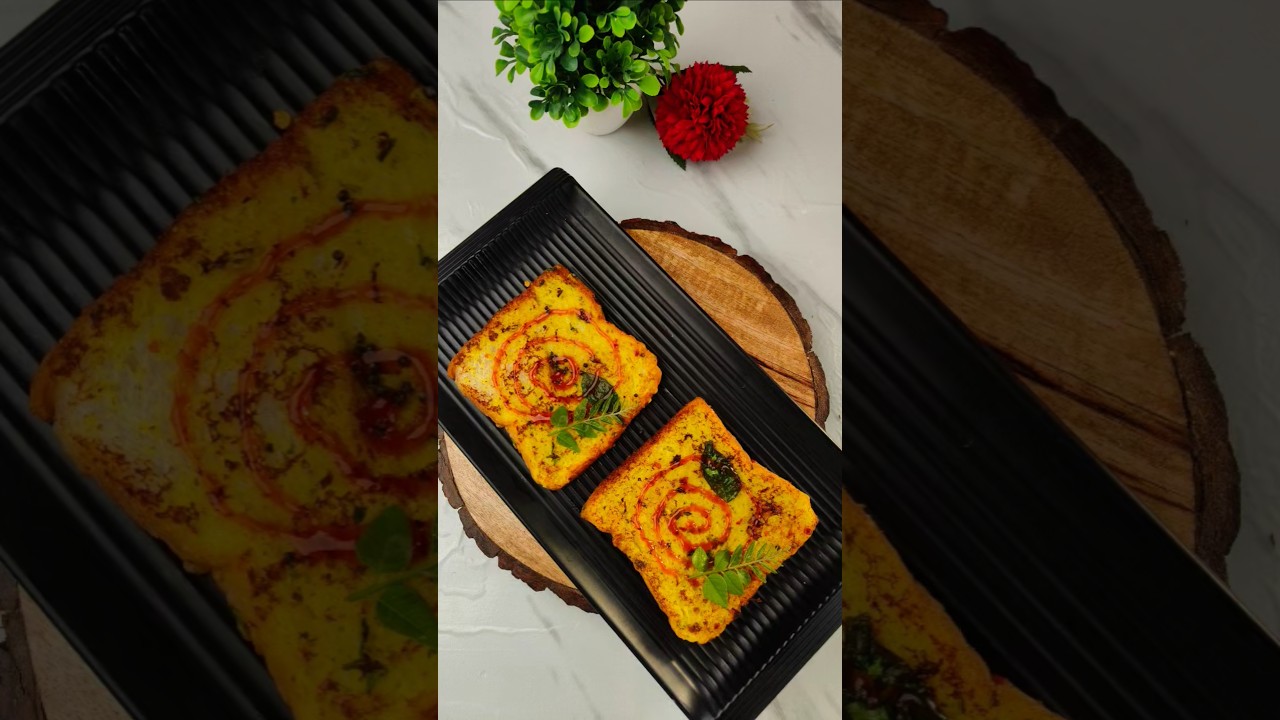 Dahi Tadka Toast Day 10/15 Summer Vacation Recipes 