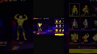 JACK GOLDEN 🪙 BUNDLE #luckroyalnewevent #newbundle #gamingshorts #freefiremaxnewevent