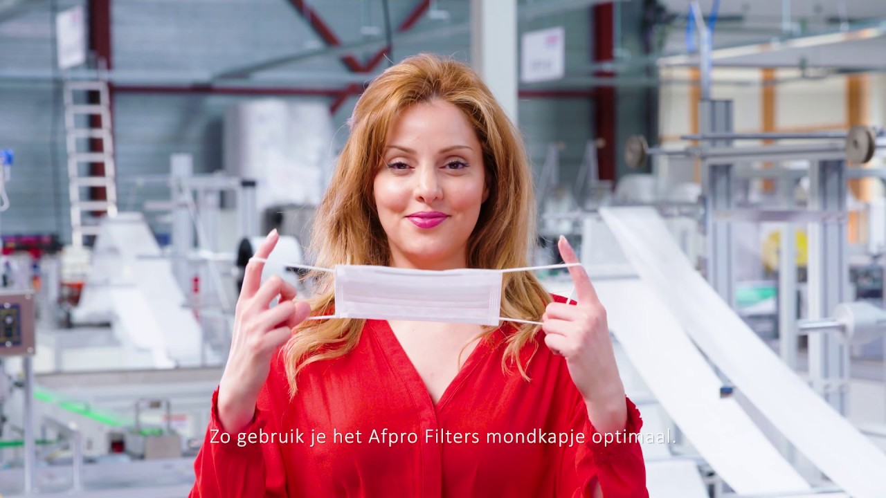 Hoe Draag Je Een Afpro Filters Mondkapje Youtube