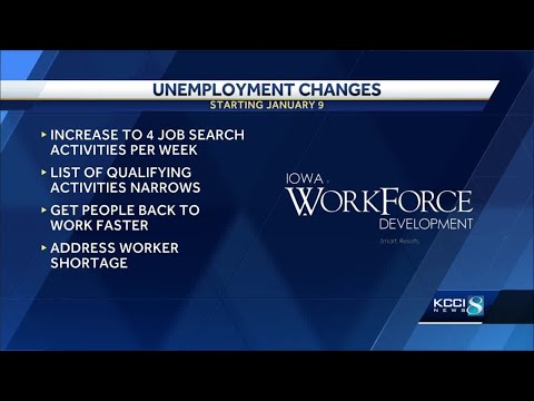 Iowa Unemployment claims change requirements