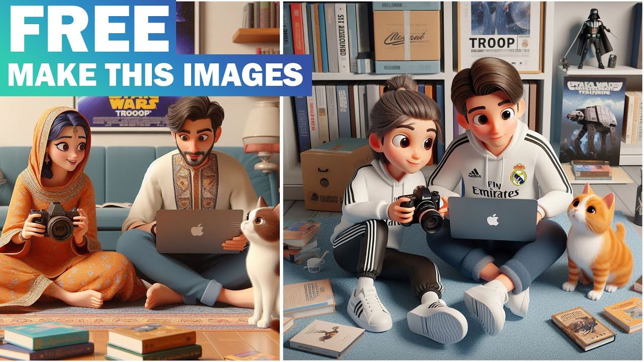 How to make ai trending images for FREE - YouTube