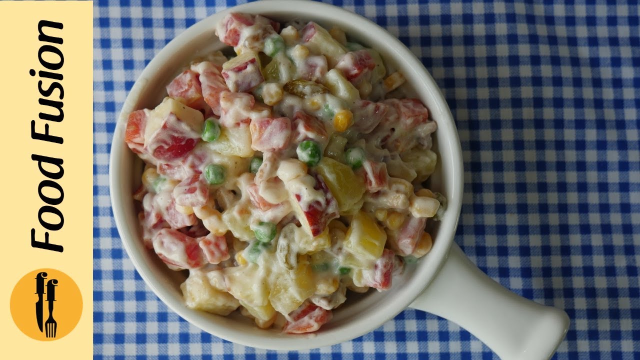 Russian Salad Recipe By Food Fusion (Ramadan special)