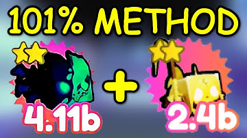 101% METHOD!!! Fusing Rainbow Blurred Agony and Golden The Grim Reaper! (Pet Simulator X - Roblox)