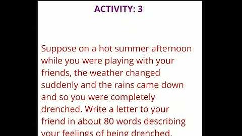 Model activity class 8 english part-4