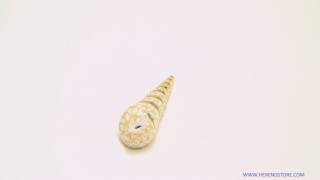 Herend Turritella Shell Butterscotch Fishnet