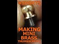 Making Mini Brass Thumbscrews #Shorts