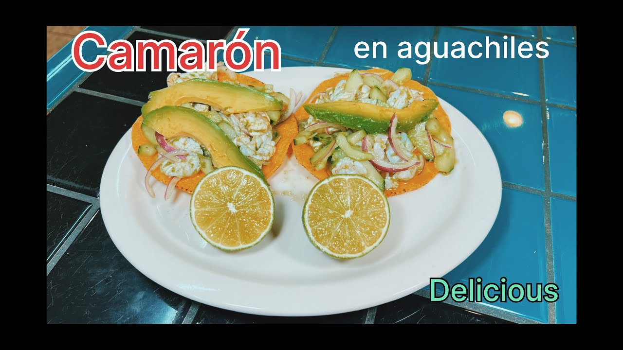 Cómo preparar camarones en aguachiles