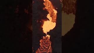 Icelandic Volcano #lava #magma #volcano #iceland #drone