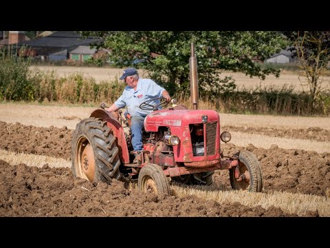 David Brown 980 Ploughing