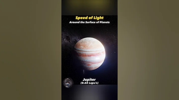 Speed of Light around the surface of Planets #space #speedoflight #solarsystem #planet #shorts