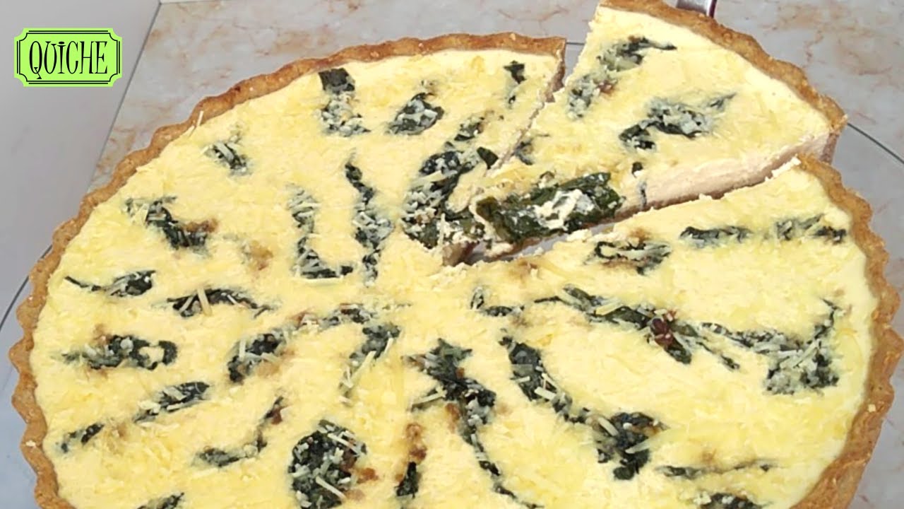 QUICHE | RICOTA | ESPINAFRE | MASSA INTEGRAL