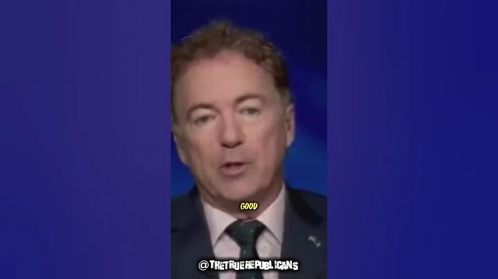 Senator Rand Paul when asked if he will support JD Vance in 2028: “No." #explore #youtubeshorts