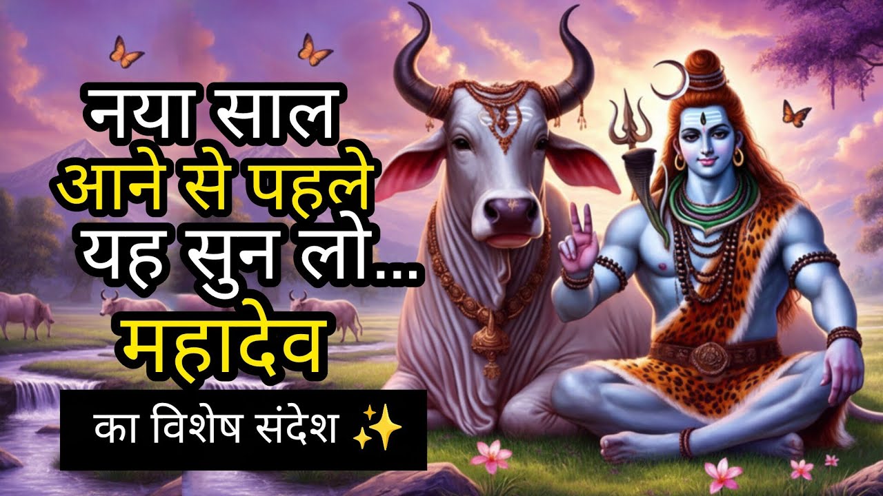 नए साल से पहले यह संदेश सुन लो… महादेव का गंभीर संकेत 🔱 | Shiv Sandesh 2026