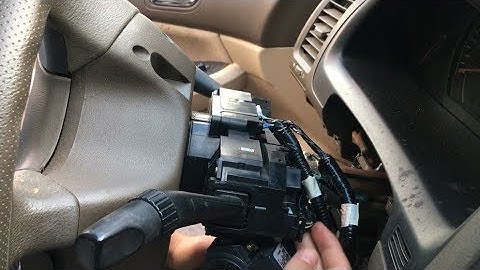 How To Remove & Install Turn Signal Wiper Switch Control Lever Steering Wheel 2003-2007 Honda Accord