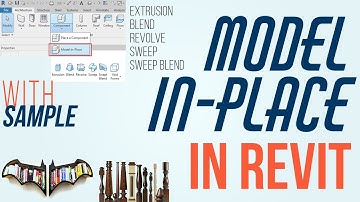 Model In-Place in Revit with Sample | Extrusion | Blend | Revolve | Sweep | Swept Blend