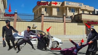 The lawyer and Vahid appeared in court to issue a verdict in Nussiba crime case against her mother.