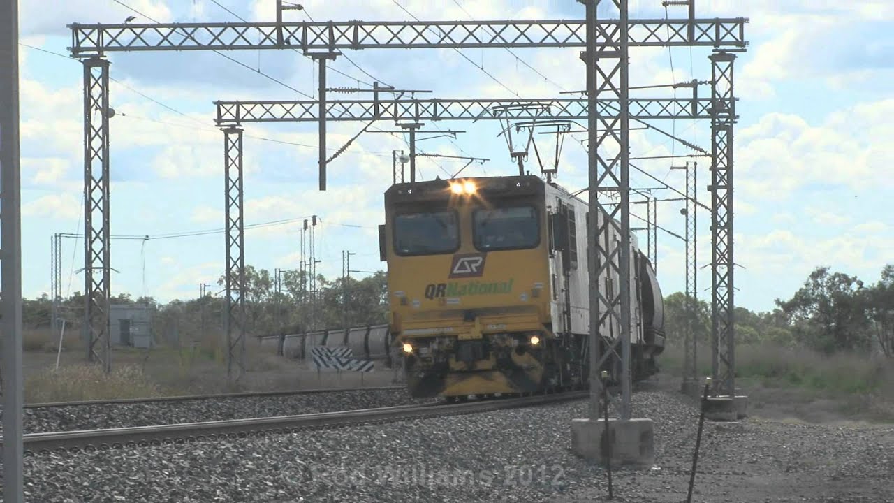 Electric QR coal trains Australian trains and railroads YouTube